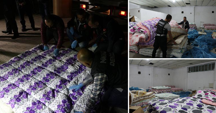 YORGANLARIN İÇİNDEN ÇIKANLARA İNANAMAYACAKSINIZ! POLİS ŞAŞKINA DÖNDÜ