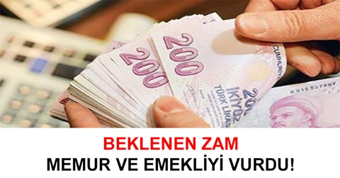 Erken Seçim Memur Ve Emekliyi Vurdu.. Beklenen Zam Geldi