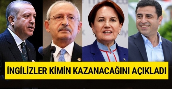 İNGİLİZLER SEÇİMİ KİMİN KAZANACAĞINI AÇIKLADI!