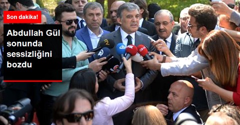 Cuma Namazı Sonrası Konuşan Abdullah Gül