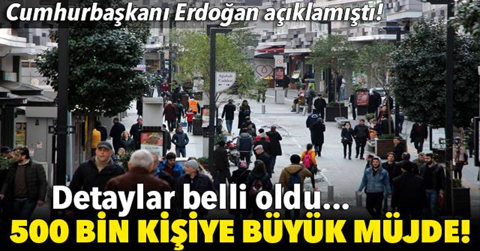 CUMHURBAŞKANI ERDOĞAN AÇIKLAMIŞTI! DETAYLAR BELLİ OLDU!