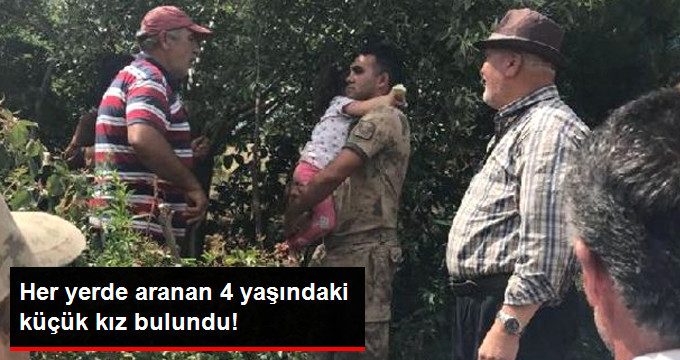 KAYBOLAN 4 YAŞINDAKİ KIZ ÇOCUĞU BULUNDU