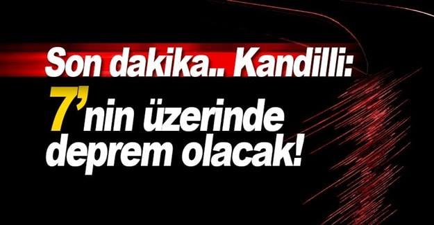 Kandilli'den Türkiye'yi tedirgin eden açıklama