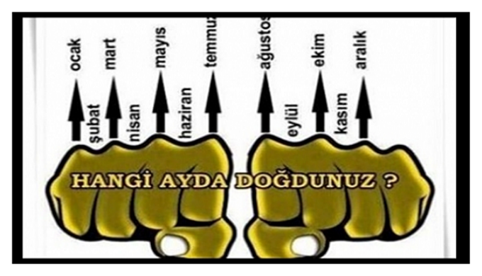 DOĞUM AYINIZA GÖRE KARAKTERİNİZ…