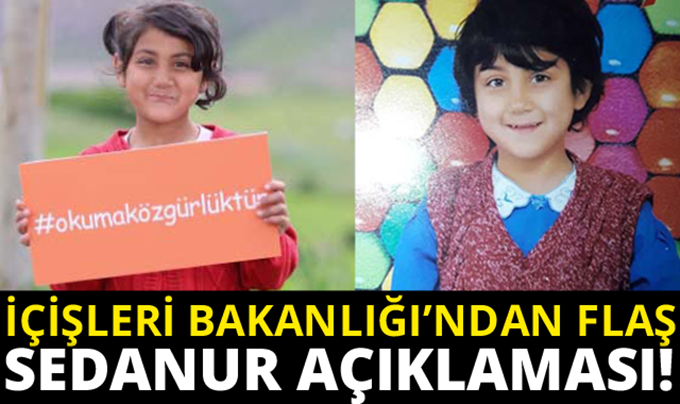 İçişleri Bakanlığı’ ‘Sedanur’ O-to-psi Raporunda ki Gerçeği Açıkladı…