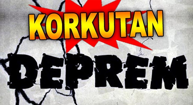 Korkutan Deprem Oldu.