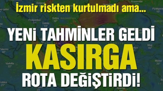 Kasırga Rota Değiştirdi Ama Felaket Riski Değişmedi.. Hangi İller Tehlikede