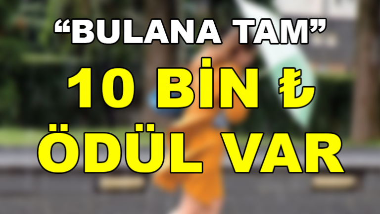 Bulana 10 Bin TL Ödül Var. Herkes Seferber Oldu