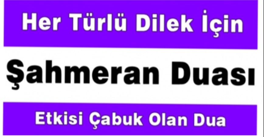 Her türlü dilek istek hacet için Şahmeran Duası