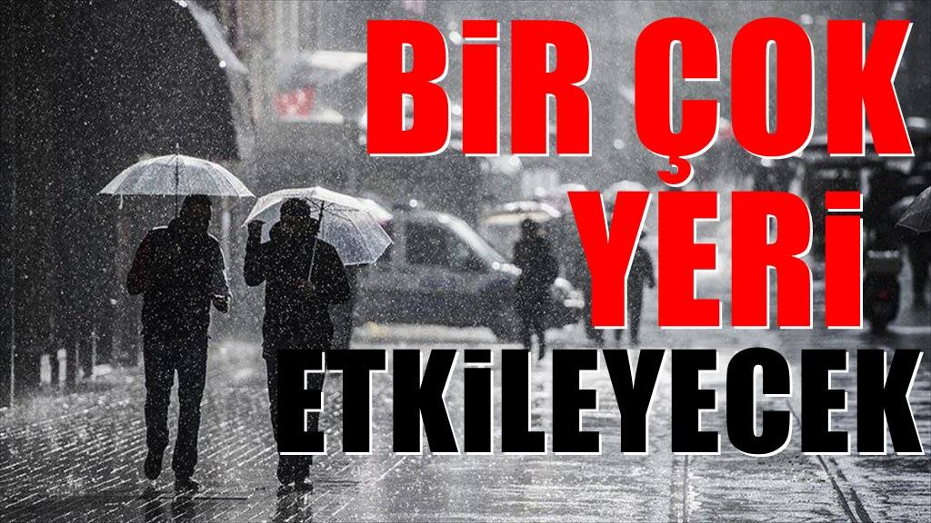 Meteorolojiden önemli uyarı! Hazırlığınızı yapın