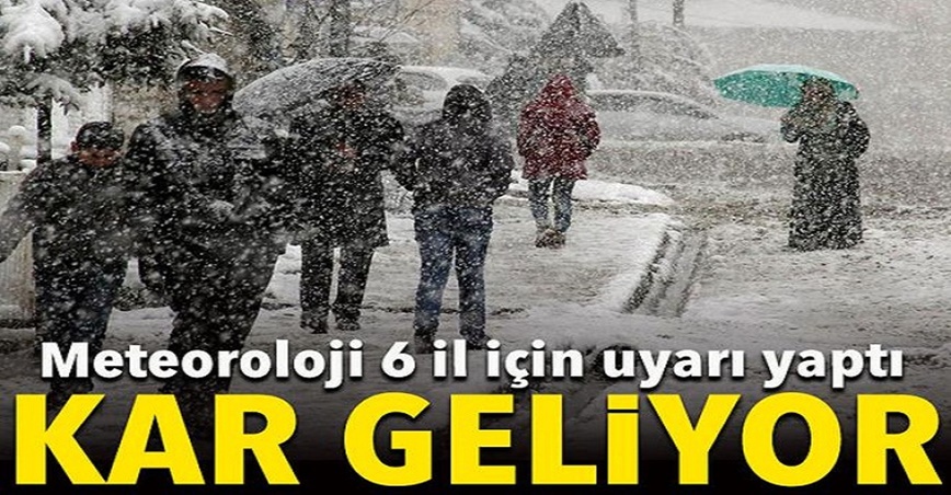 6 il için kar u-yarısı