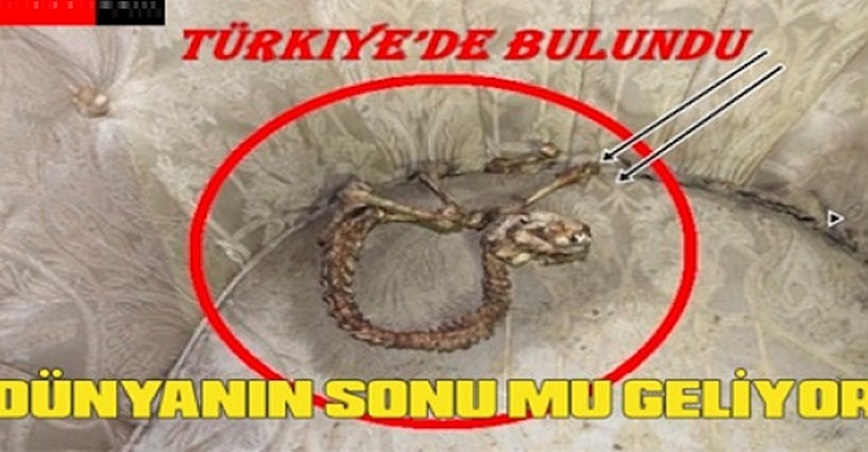 Türkiye'de Bulundu Dünyanın Sonu mu Geliyor