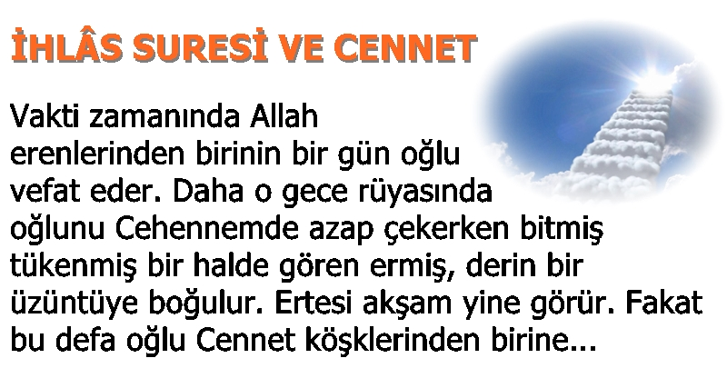 İhlâs Suresi ve Cennet