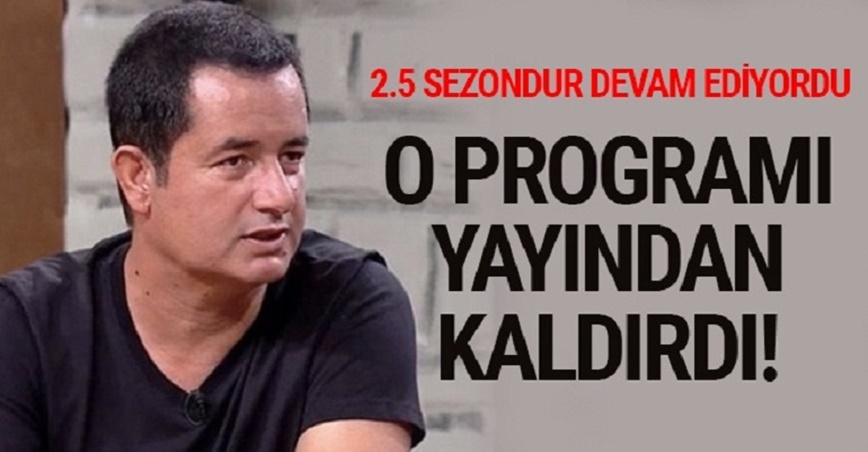 Acun o programı TV 8’den kaldırdı! 2 sezondur yayındaydı