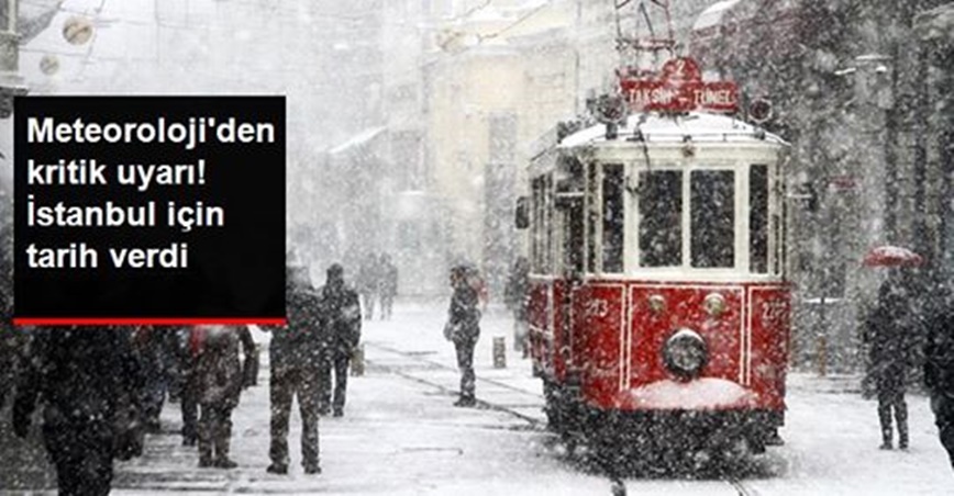 Meteoroloji'den kar uyarısı!