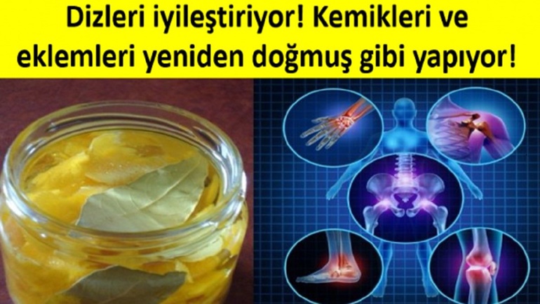 1 haftada Kemik ve eklemleri yeniden doğmuş gibi yapıyor!