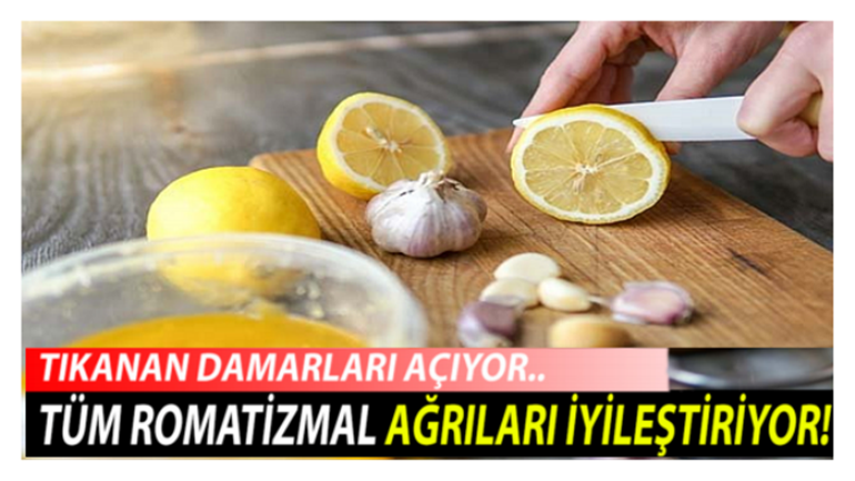 Tüm romatizmal ağrıları iyileştiren mucizevi karışım!