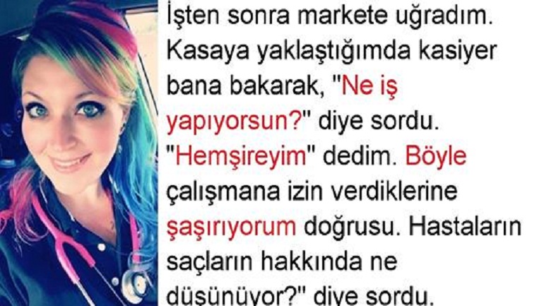 Dış Görünüşünden Dolayı Hemşireyi Hor Gördüler. Hemşirenin Cevabını Binlerce Kişi Konuşuyor.