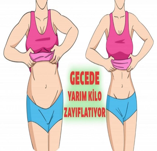 Gece İçin Uyuyun, 1 Gecede Yarım Kilo Zayıflatıyor