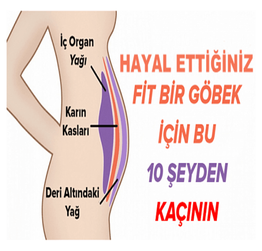 Fit Bir Göbek İçin Bu 10 Şeyden Kesinlikle Kaçının!