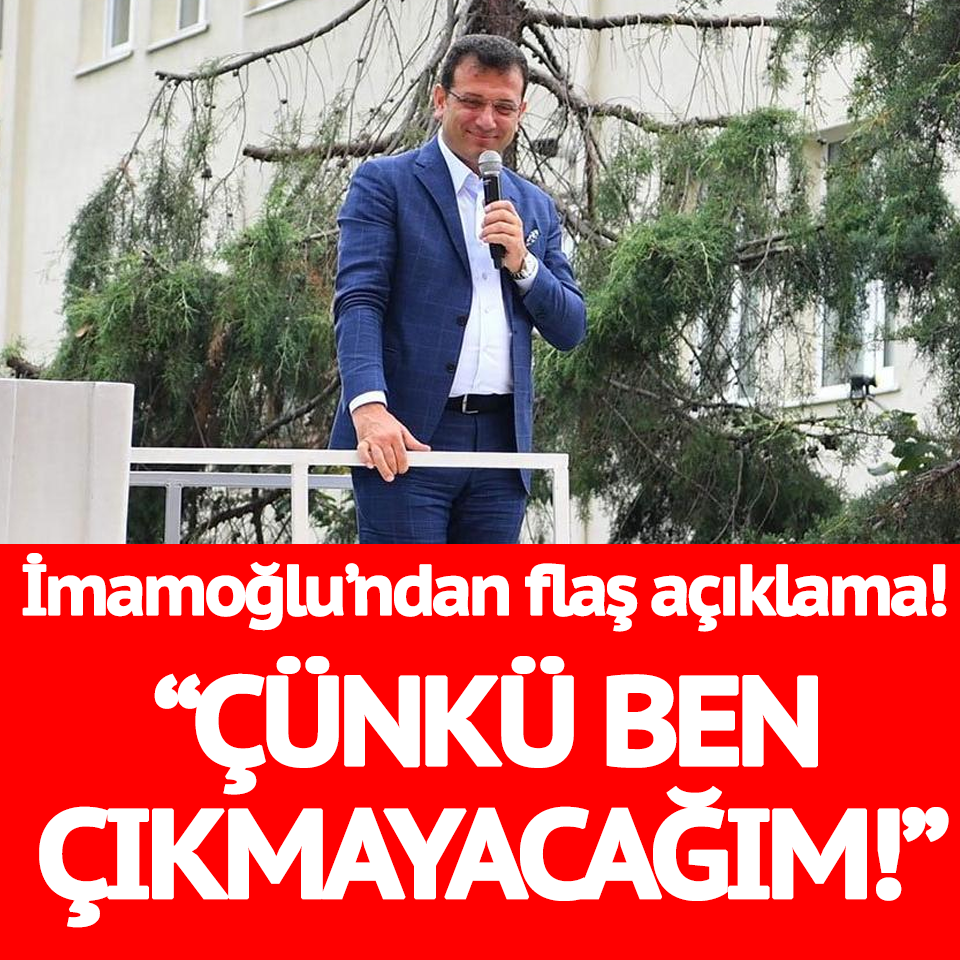 İmamoğlu: 4-5 gün TV izlemeyin, çünkü ben çıkmayacağım!