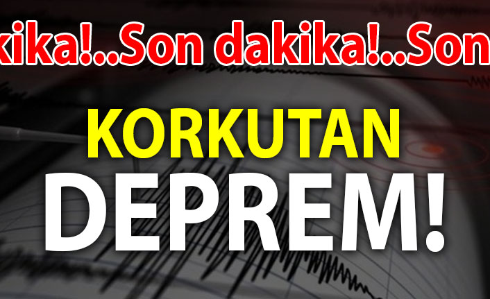 Erzurum'da deprem
