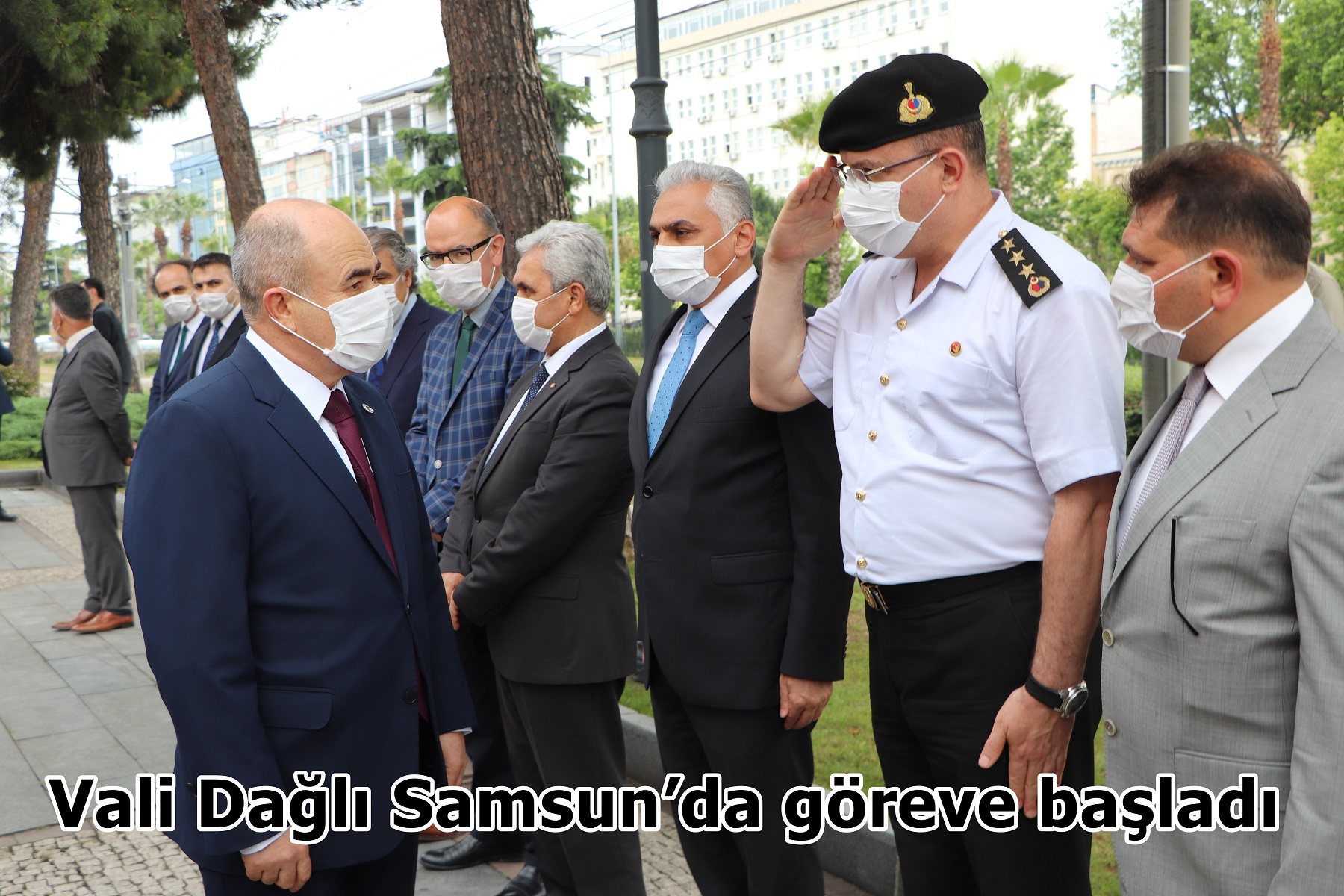 Vali Dağlı Samsun’da göreve başladı