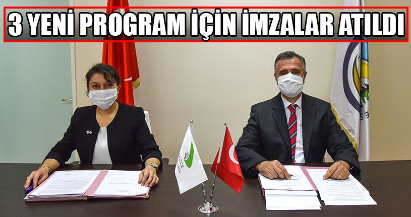 3 Yeni Program İçin İmzalar Atıldı