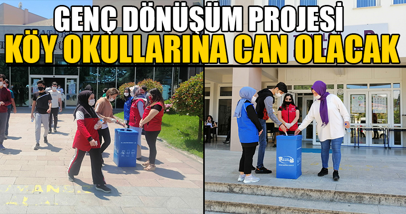 Genç Dönüşüm Projesi Köy Okullarına Can Olacak