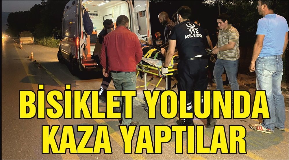 Elektrikli bisiklet ile bisiklet çarpıştı: 2 yaralı