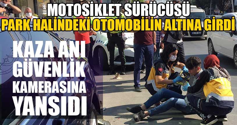 Sürücü Park Halindeki Otomobilin Altına Girdi