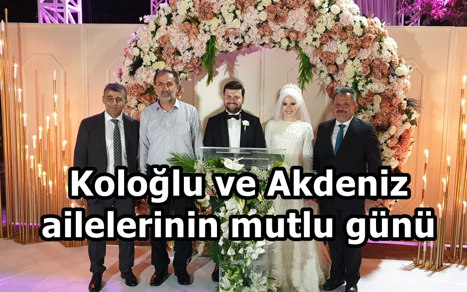 Başkan Koloğlu ve Başkan yardımcı Akdeniz’in mutlu günü