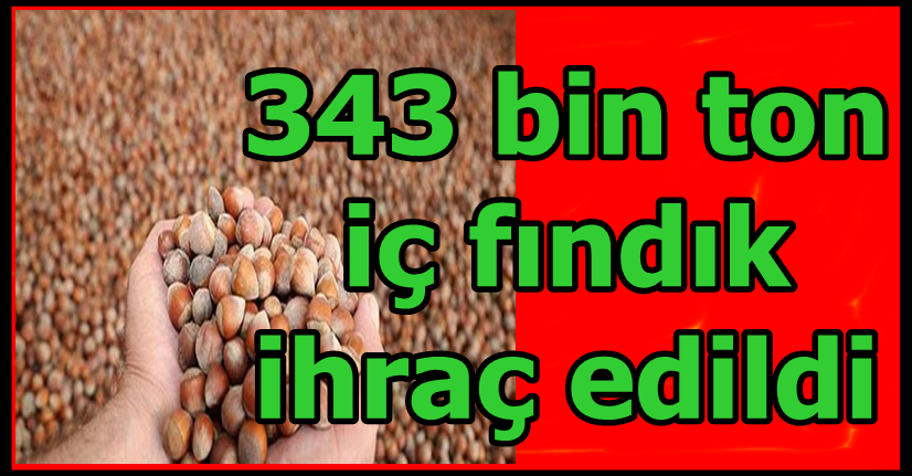 Fındık ihracatında Cumhuriyet tarihinin rekoru