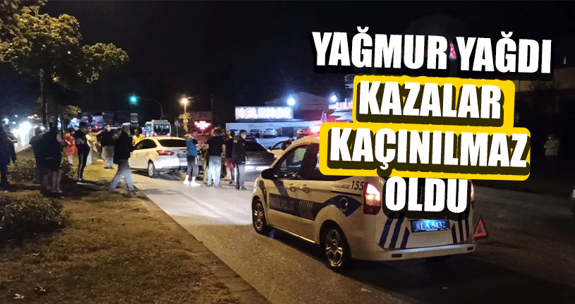 Düzce Sokakları Kayak Pistine Döndü