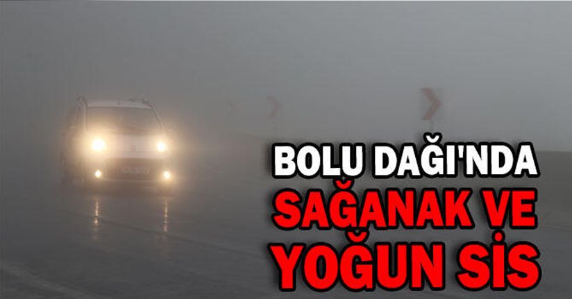 Boludağı sise teslim oldu
