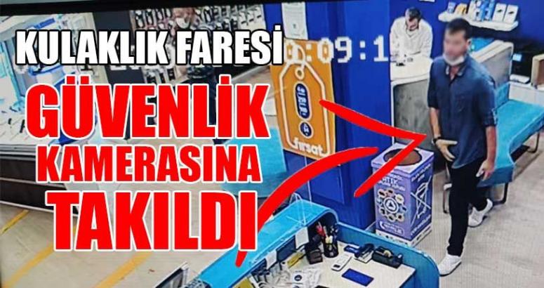 Kulaklık Faresi Güvenlik Kamerasına Takıldı