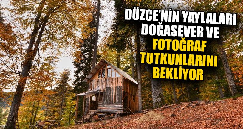 Düzce’nin Yaylaları Fotoğraf Tutkunlarını Bekliyor