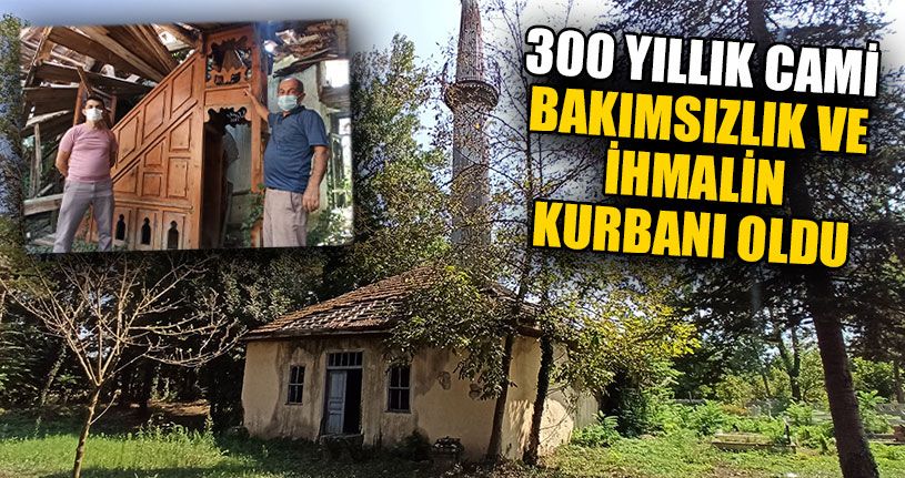 Köylüler Tarihi Caminin Haline Tepki Gösteriyor