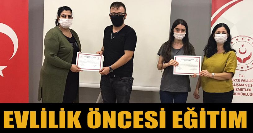 Evlilik öncesi eğitimleri devam ediyor