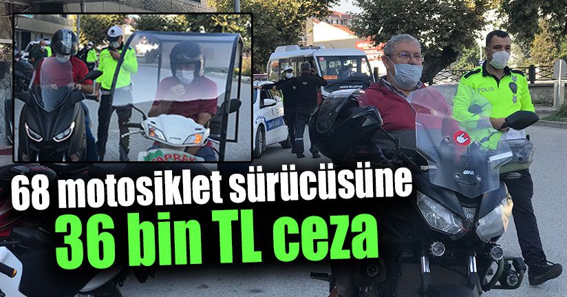 Motosiklet Sürücülerine Sıkı Denetim