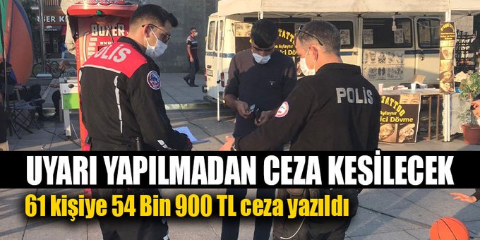 Maske Takmayanlara Ceza Yağdı