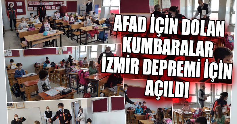 AFAD İçin Dolan Kumbaralar İzmir Depremi İçin Açıldı