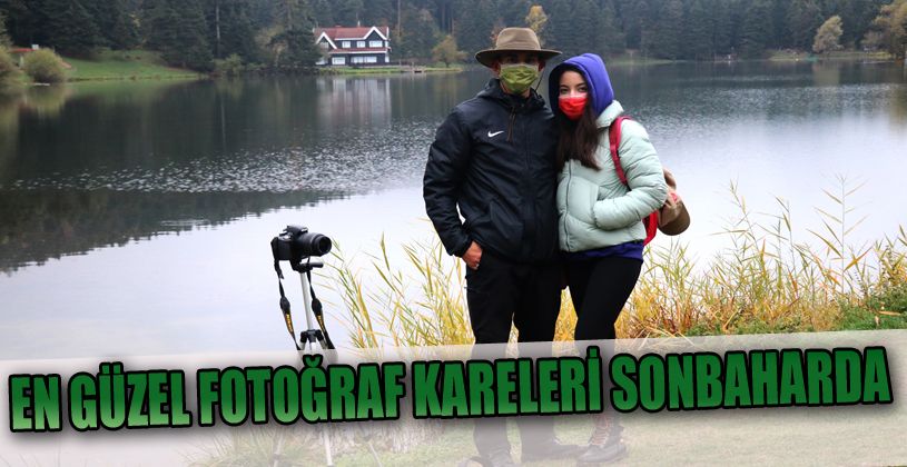 Sonbaharda tatilciler Gölcük’e akın etti