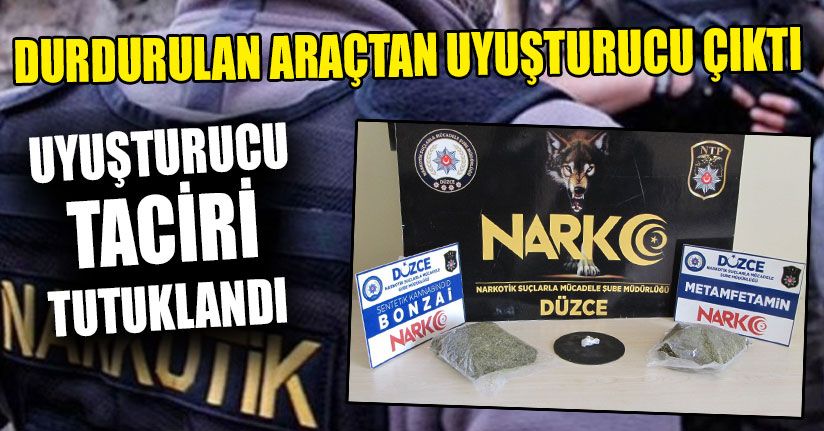 Durdurulan Araçtan Uyuşturucu Çıktı