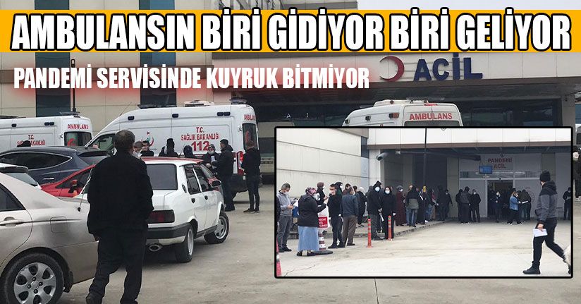 Ambulansın Biri Gidiyor Biri Geliyor