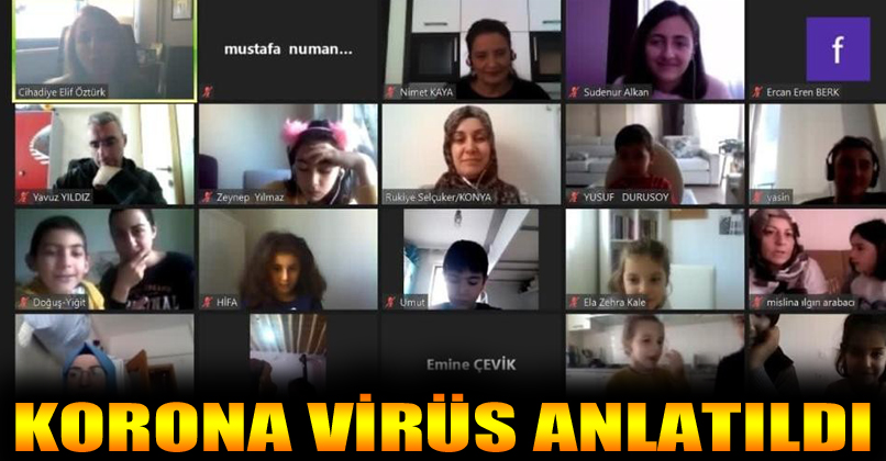 Korona virüs anlatıldı