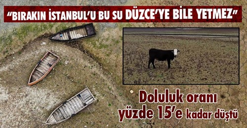 Kuraklık Kendini Tam Anlamıyla Gösterdi