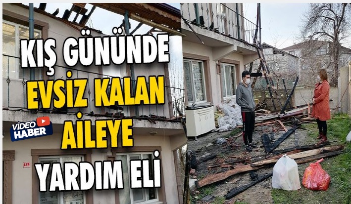 Belediyeden Yangınzede Aileye Yardım Eli