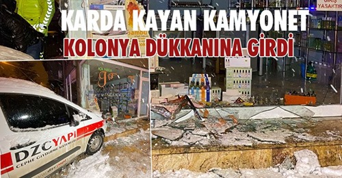 Yoldan çıktı kolonya dükkanına girdi
