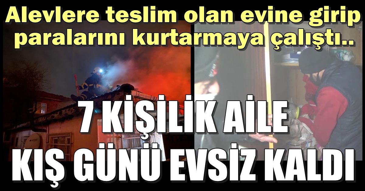 Evsiz kaldılar